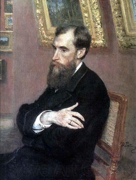 Ilya Repin Pavel Mikhailovich Tretyakov Norge oil painting art